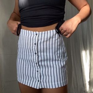 Striped Mini Skirt